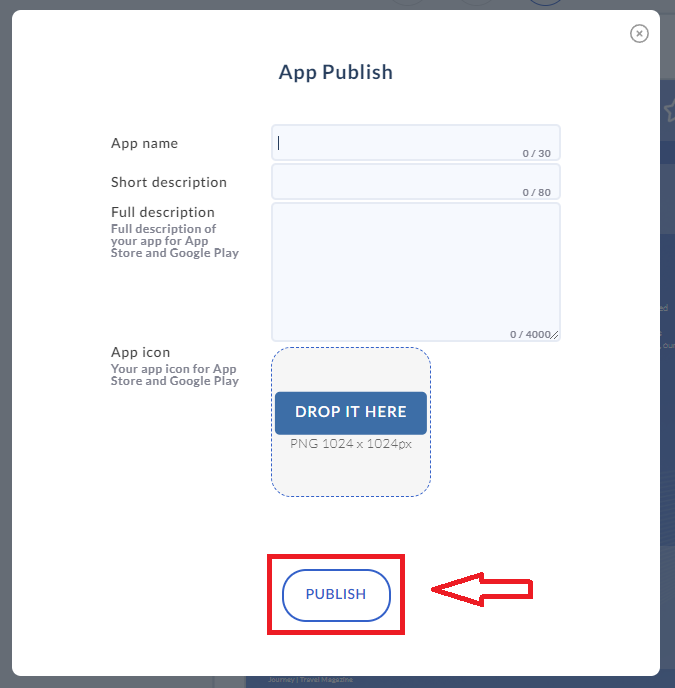 finally publish app