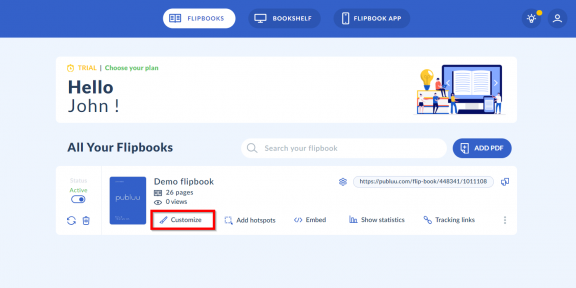 10. Customize your flipbook