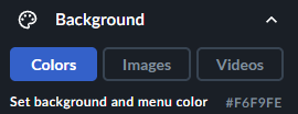 background colours