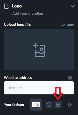 removal of favicon