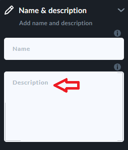 description text field