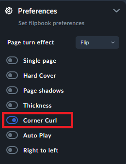 corner curl
