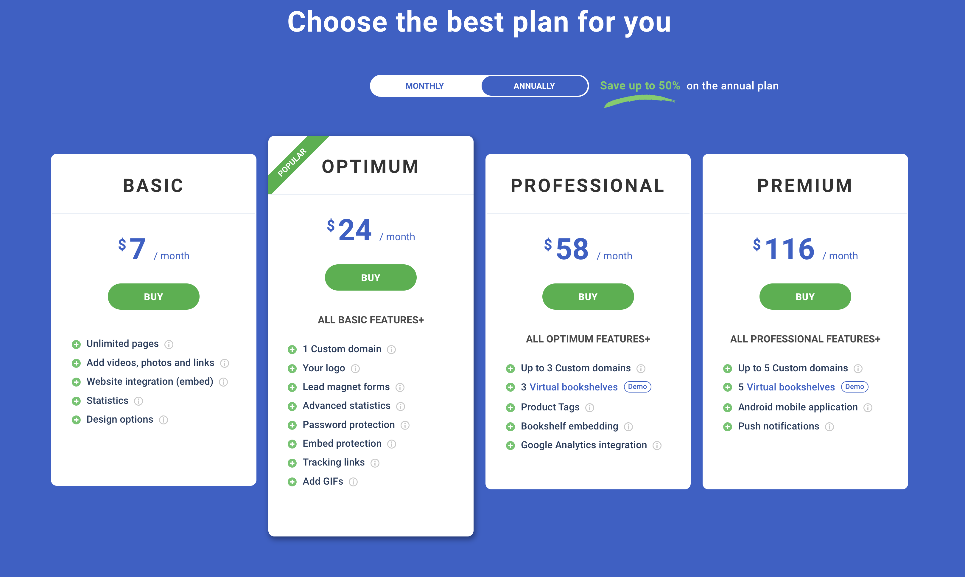 choose the best plan for you