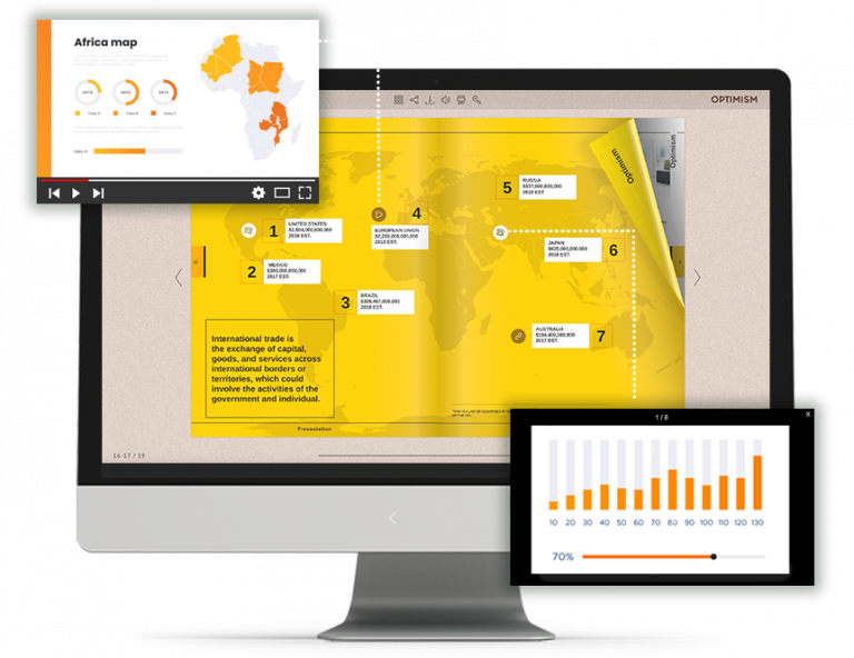 Publuu interactive multimedia presentation example