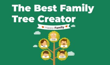 best family tree creator illustration with family members