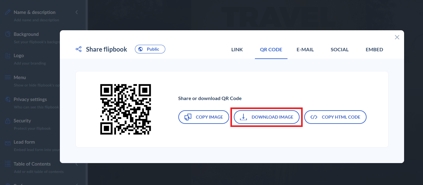 download image button