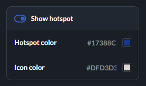 showing hotspot