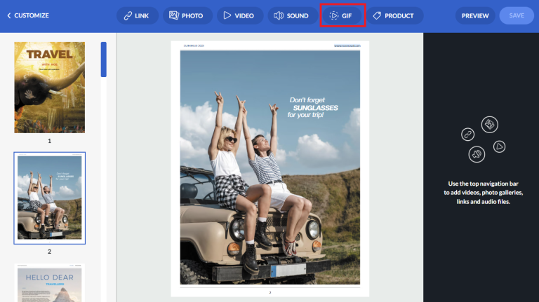 gif button