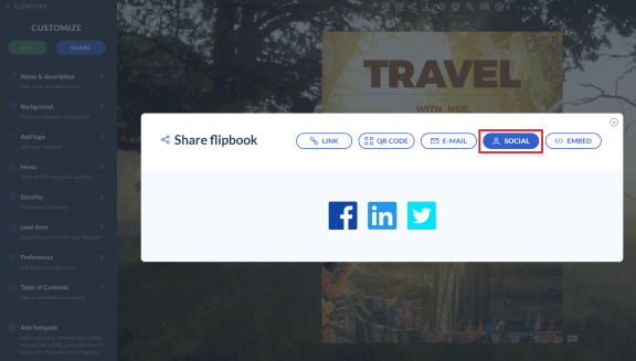 sharing social media