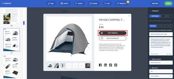 visit website of product tags