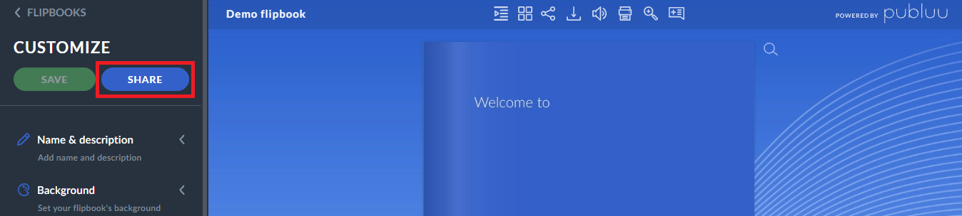 share button
