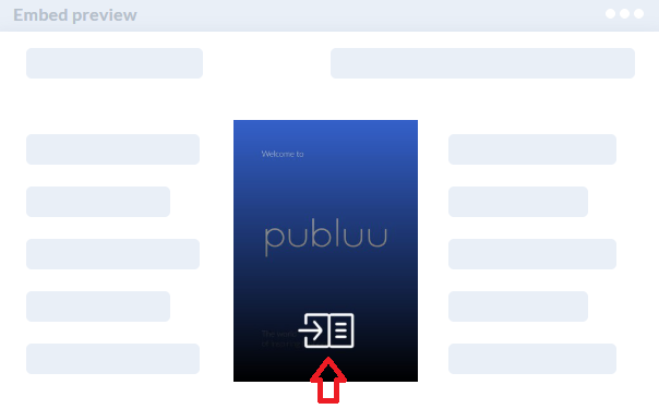 thumbnail icon in embed