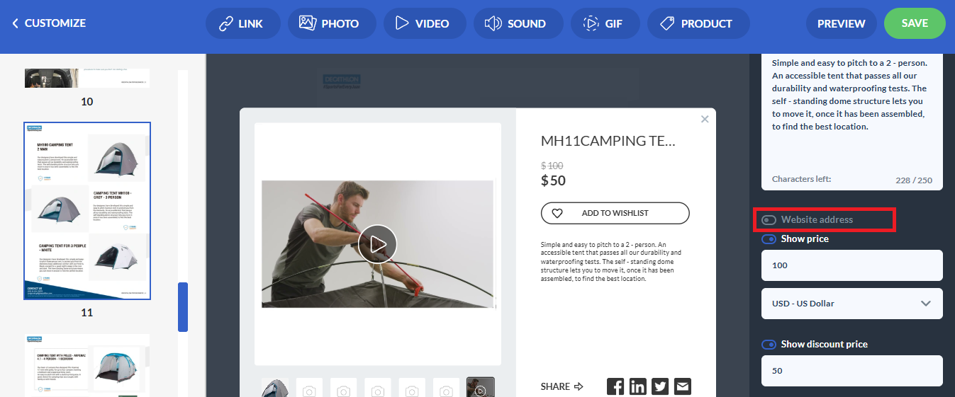 website address hidden