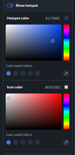 customization of the sound hotspot