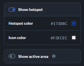 customization of the sound hotspot
