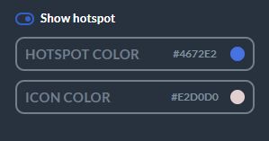 show hotspot sound option on