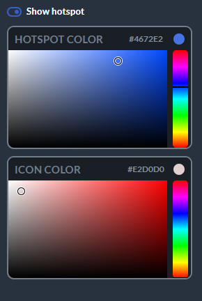 colours for hotspots