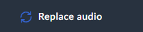 replace audio 