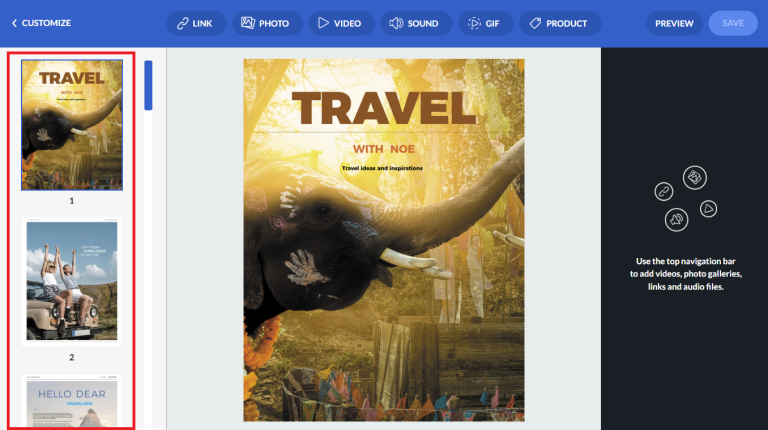 pages added in hotspots