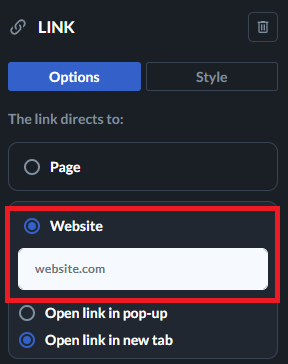 adding a link
