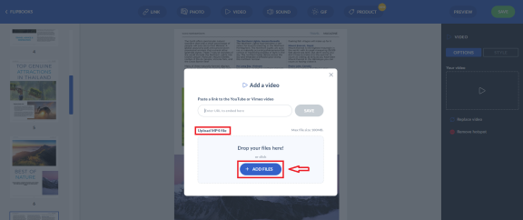 adding your own video