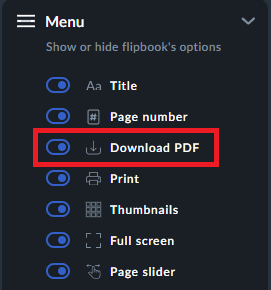 download PDF tab 