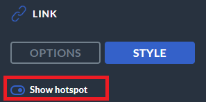 hotspot showing