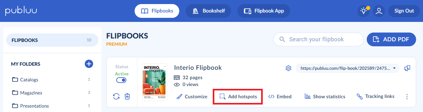 Add hotspots