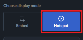 hotspot button