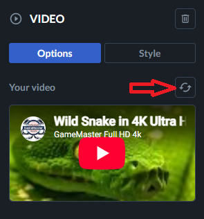 video replacement