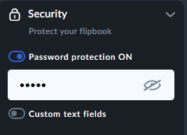 password protection on