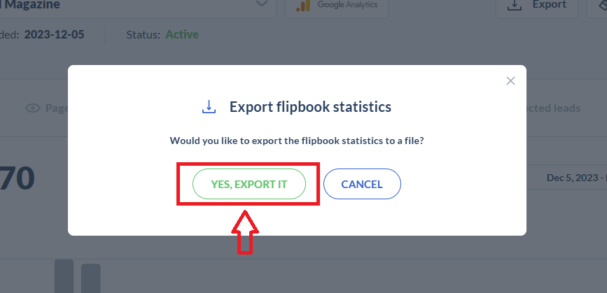 export button