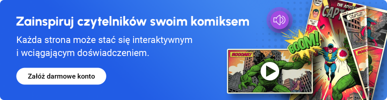 baner zachęcający do stworzenia komiksu