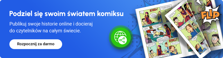 Baner zachęcający do stworzenia komiksu