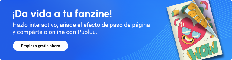 ¡Da vida a tu fanzine! banner que anima a hacer un fanzine interactivo