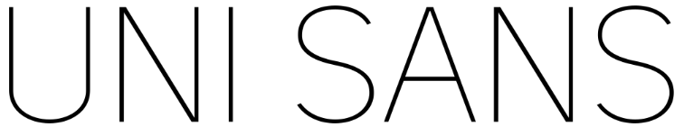 Uni Sans uni sans as an example of a magazine font