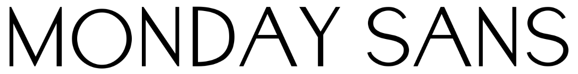 Monday Sans monday sans as an example of a magazine font