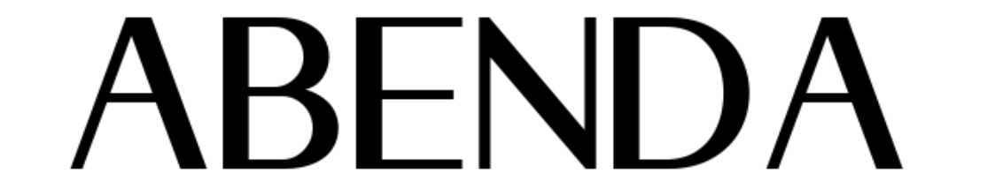 Abenda abenda as an example of a magazine font