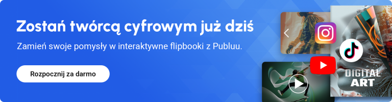 baner promujący interaktywne flipbooki publuu