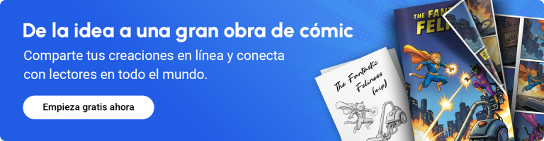 banner que anima a crear un cómic
