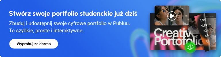 baner zachęcający do utworzenia studenckiego portfolio