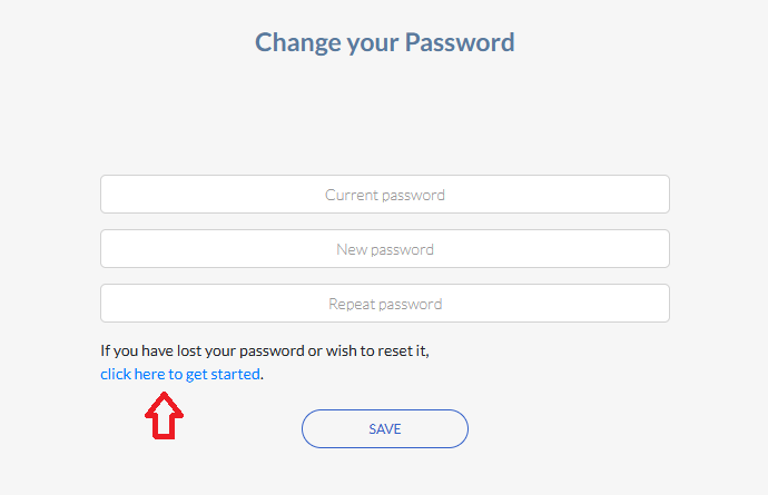 password change