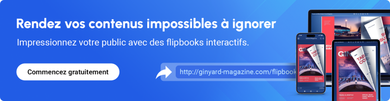 Rendez vos contenus impossibles à ignorer bannière incitant à créer un magazine numérique