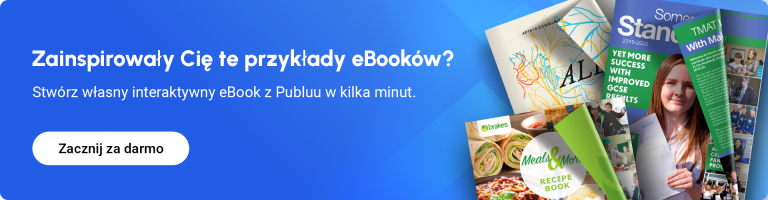 baner zachęcający do tworzenia interaktywnych ebooków