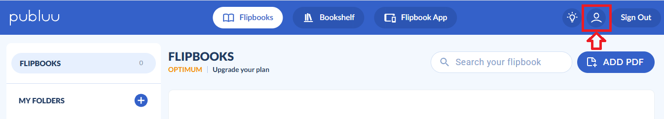 settings button