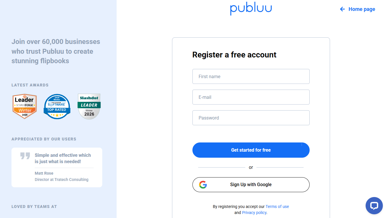 account registration