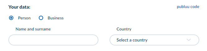 personal data 