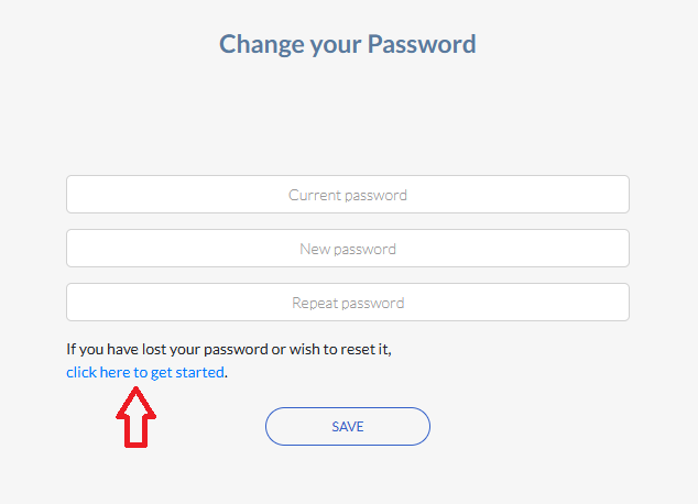 password reset