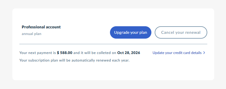 plan details