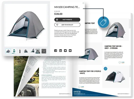 Product tag as a powerful online sales tool